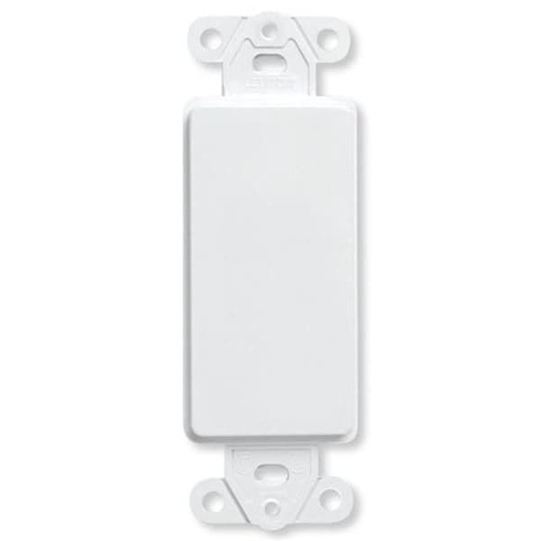 Leviton Leviton LV80414x-LV80414W Blank Wallplate; 1 Gang; White LV80414x : LV80414W - main